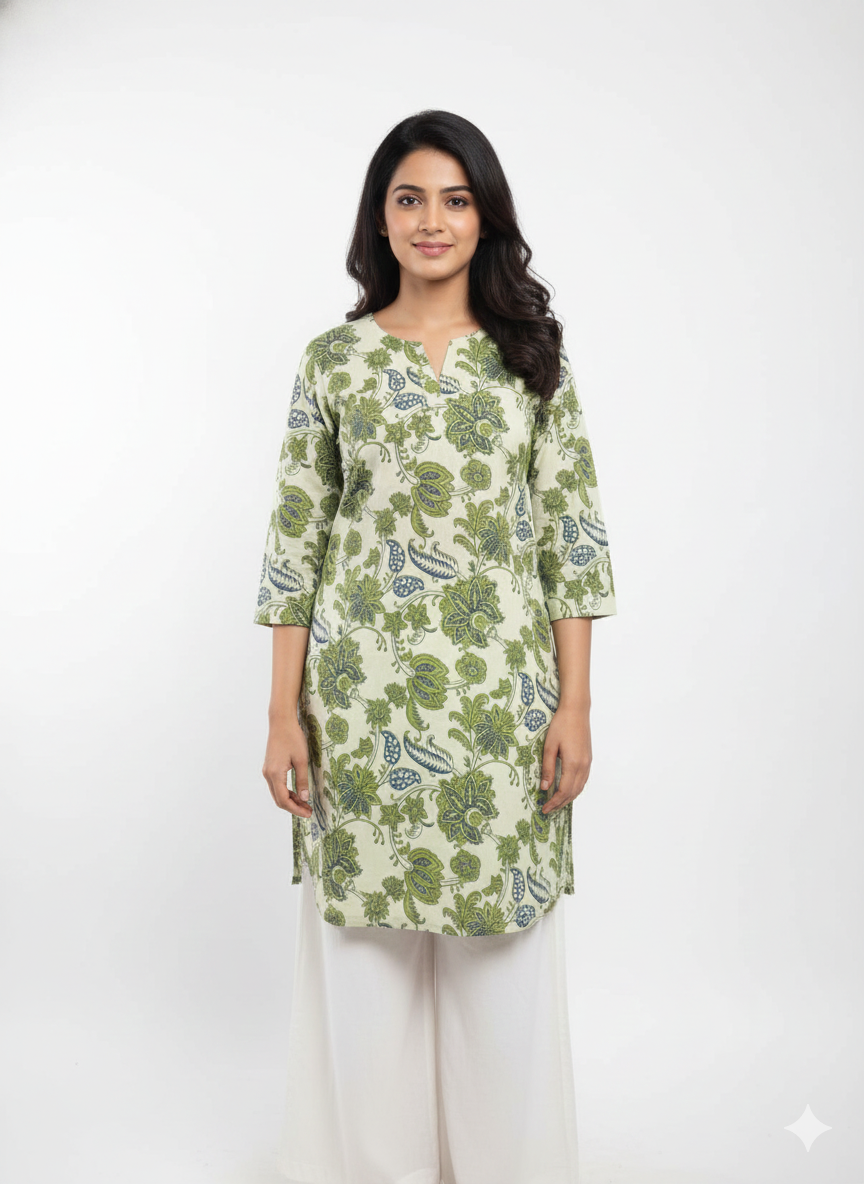 Floral Printed Kurti