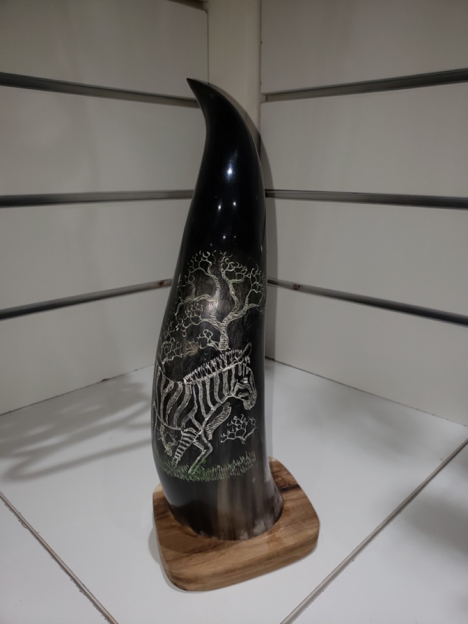 Decorative Carved Animal Horn