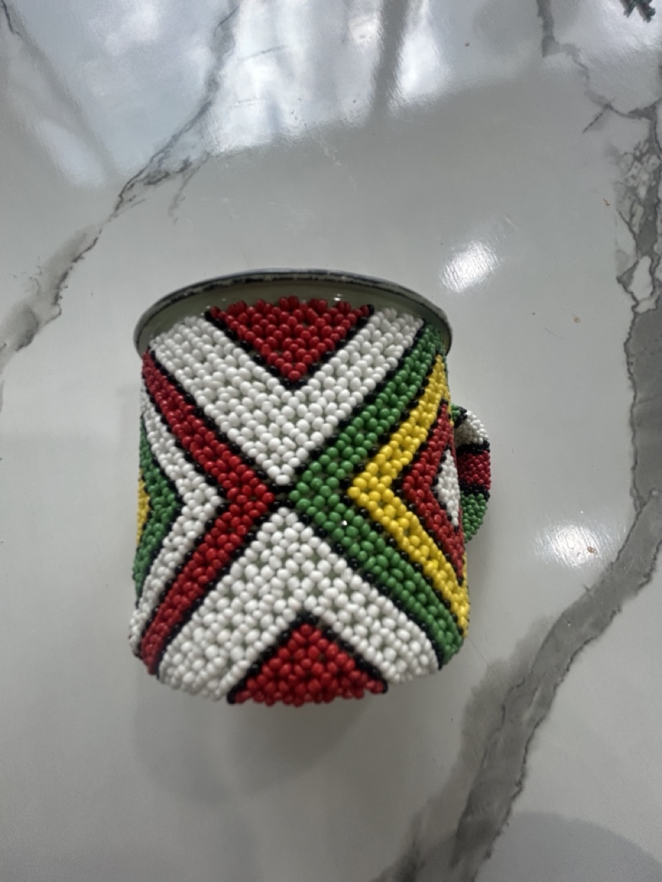 Beaded Mug