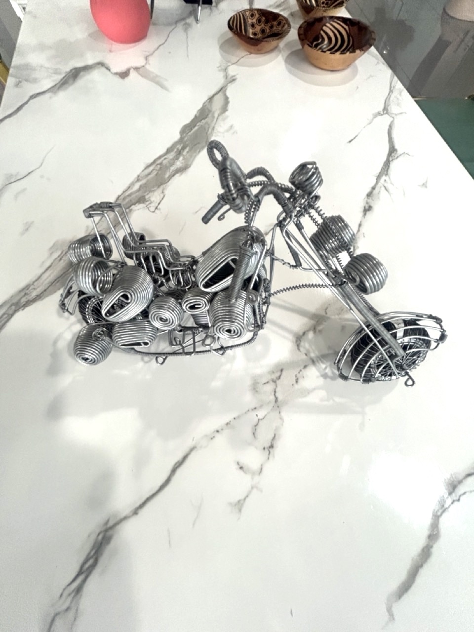 Wire Motorcycle Sculpture