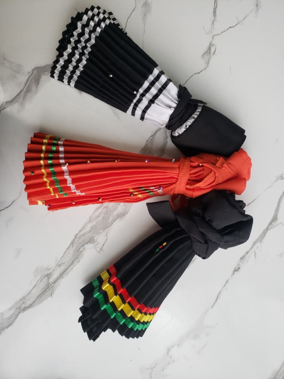 Traditional African Pleated Skirts