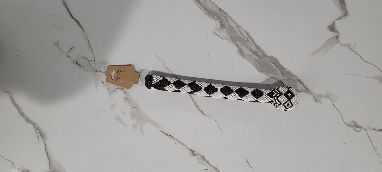 Handwoven Beaded Keychain