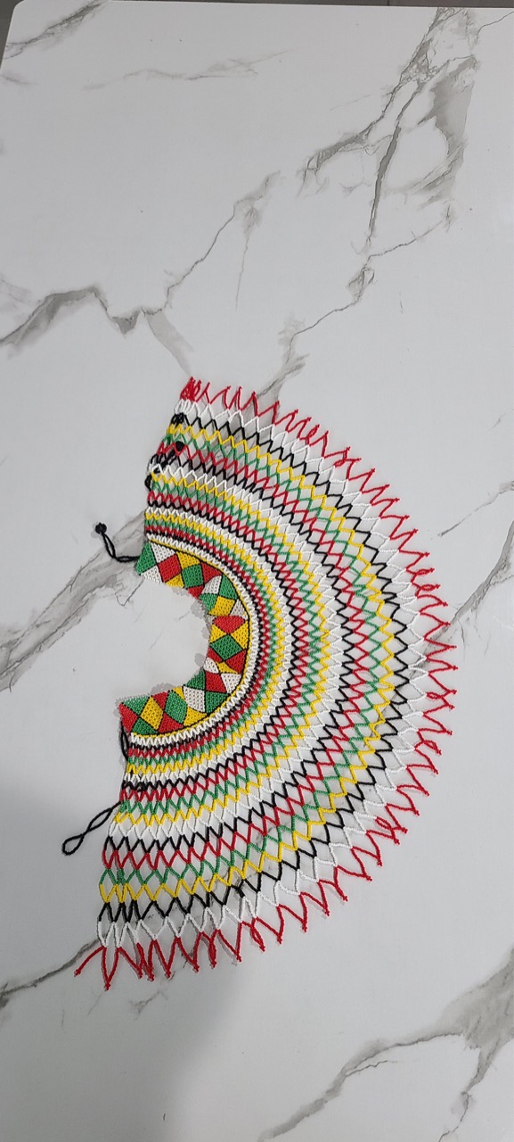 Handcrafted Beaded Collar Necklace