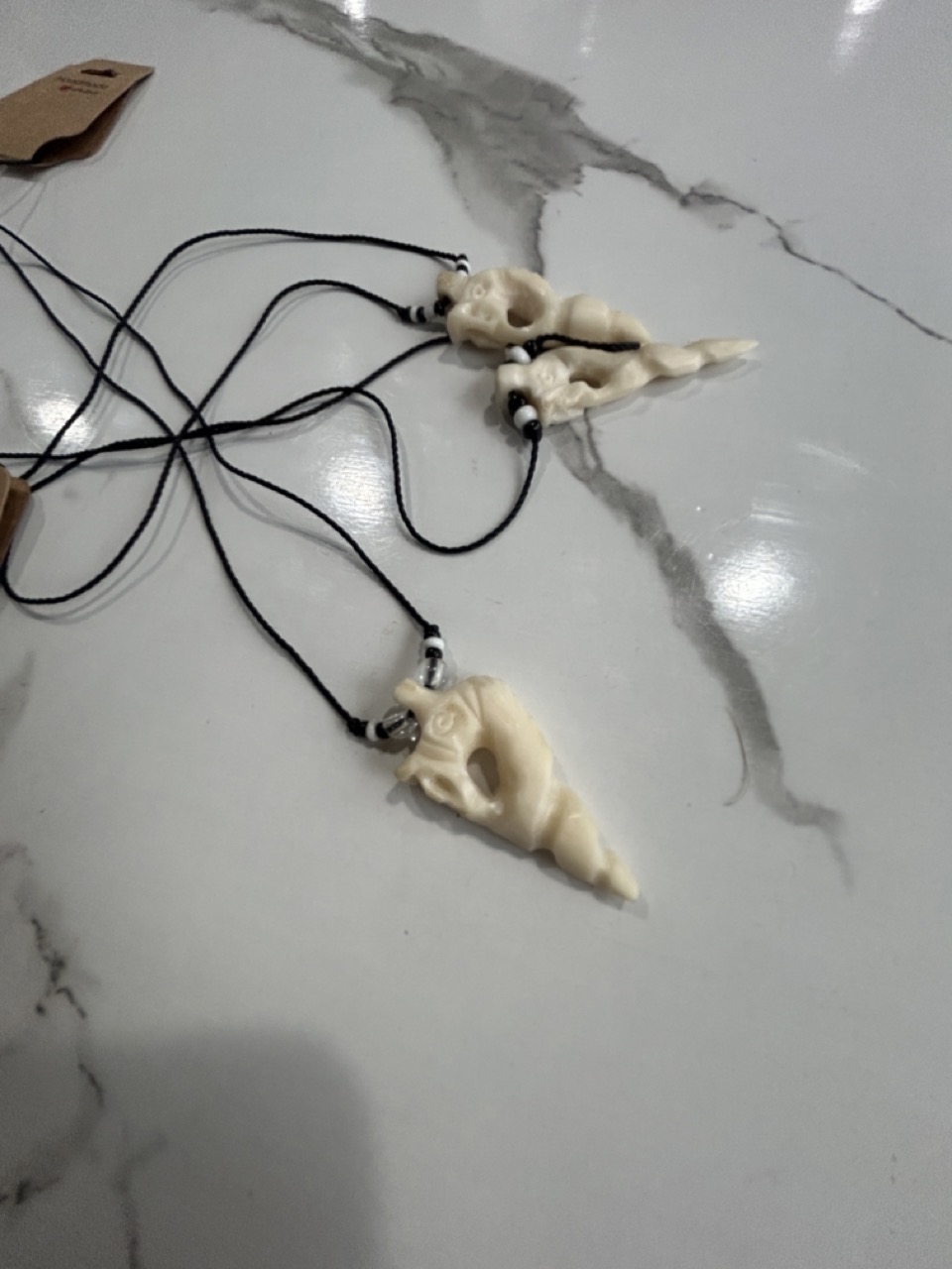 Handcrafted Bone Pendant Necklace