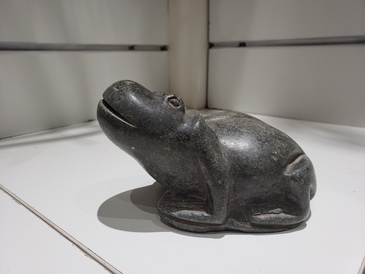 Stone Frog Sculpture