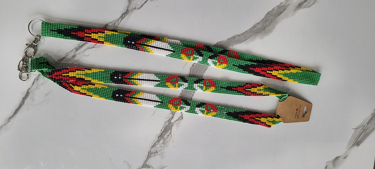 Handmade Beaded Lanyard