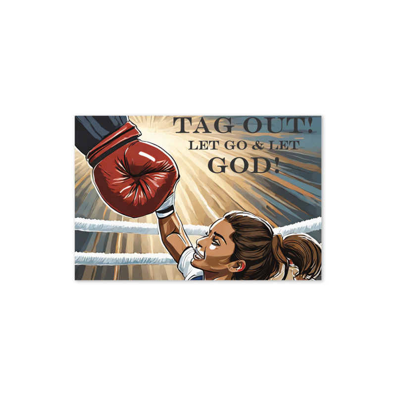 TAG OUT Greeting card