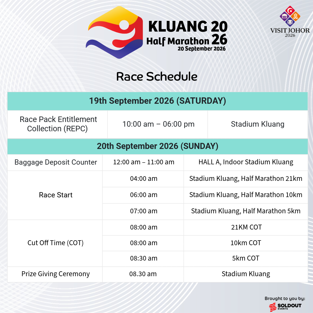 Kluang Half Marathon 2026 