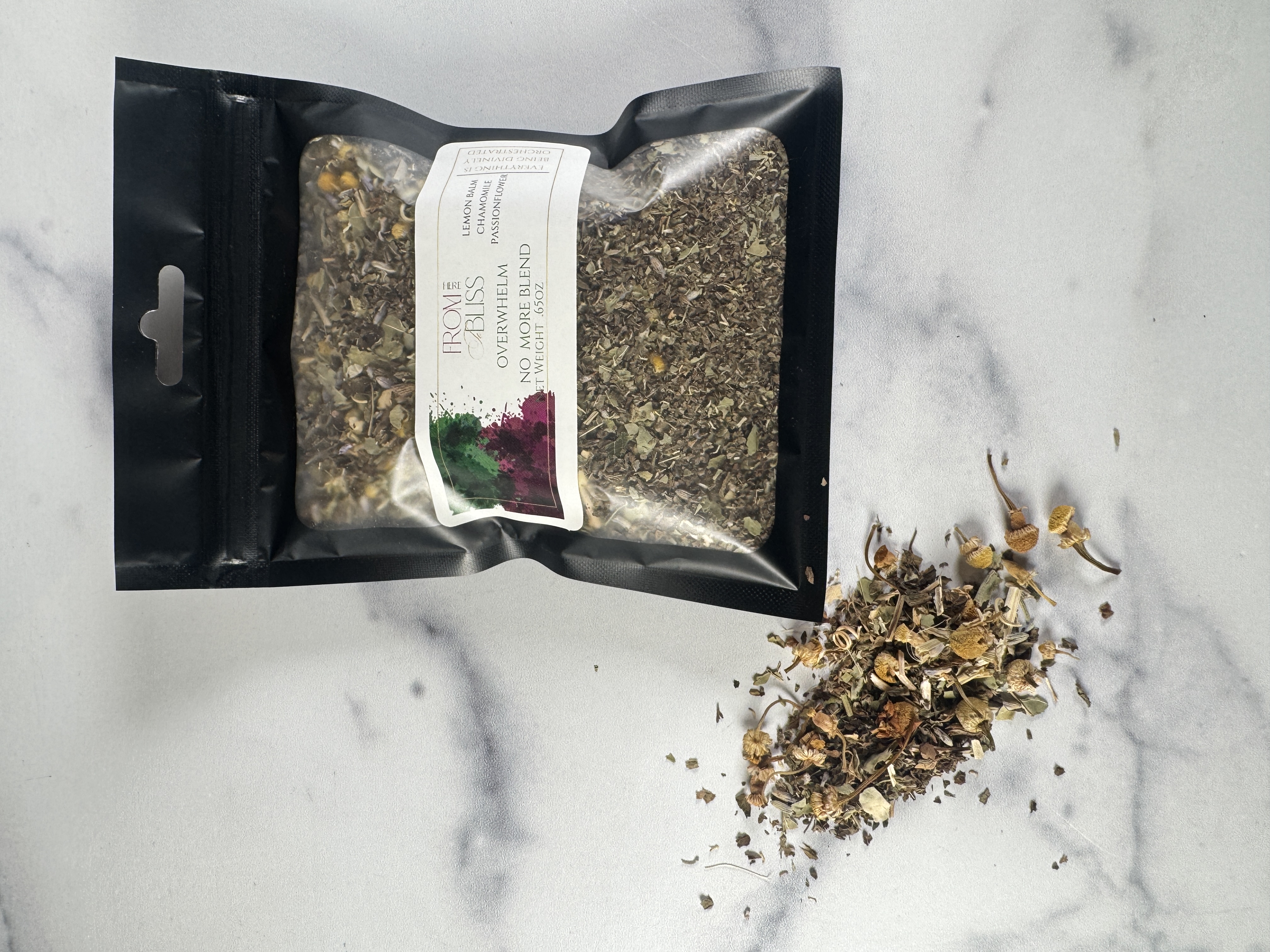 Overwhelm No More Herbal Tea Blend