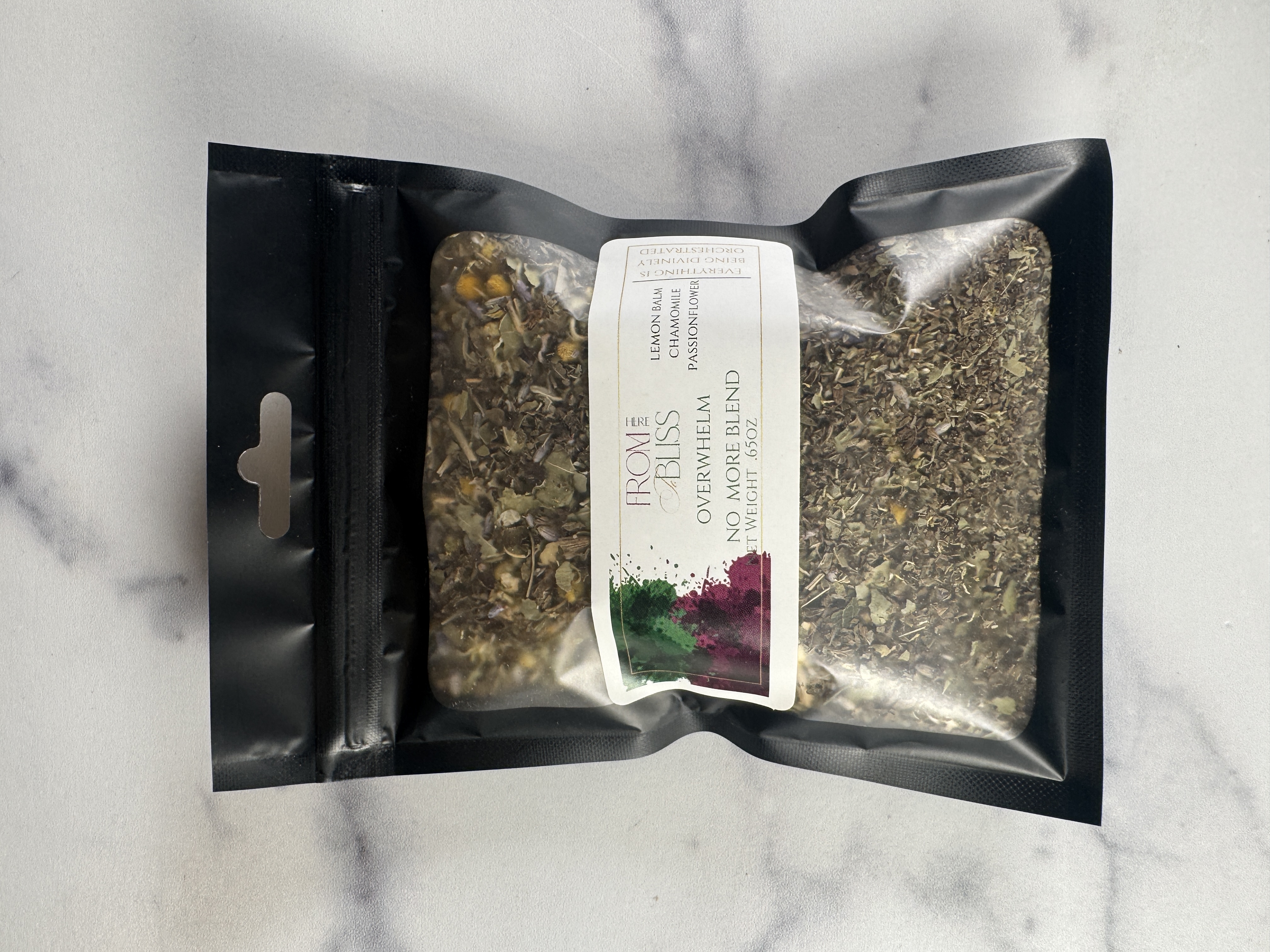 Overwhelm No More Herbal Tea Blend