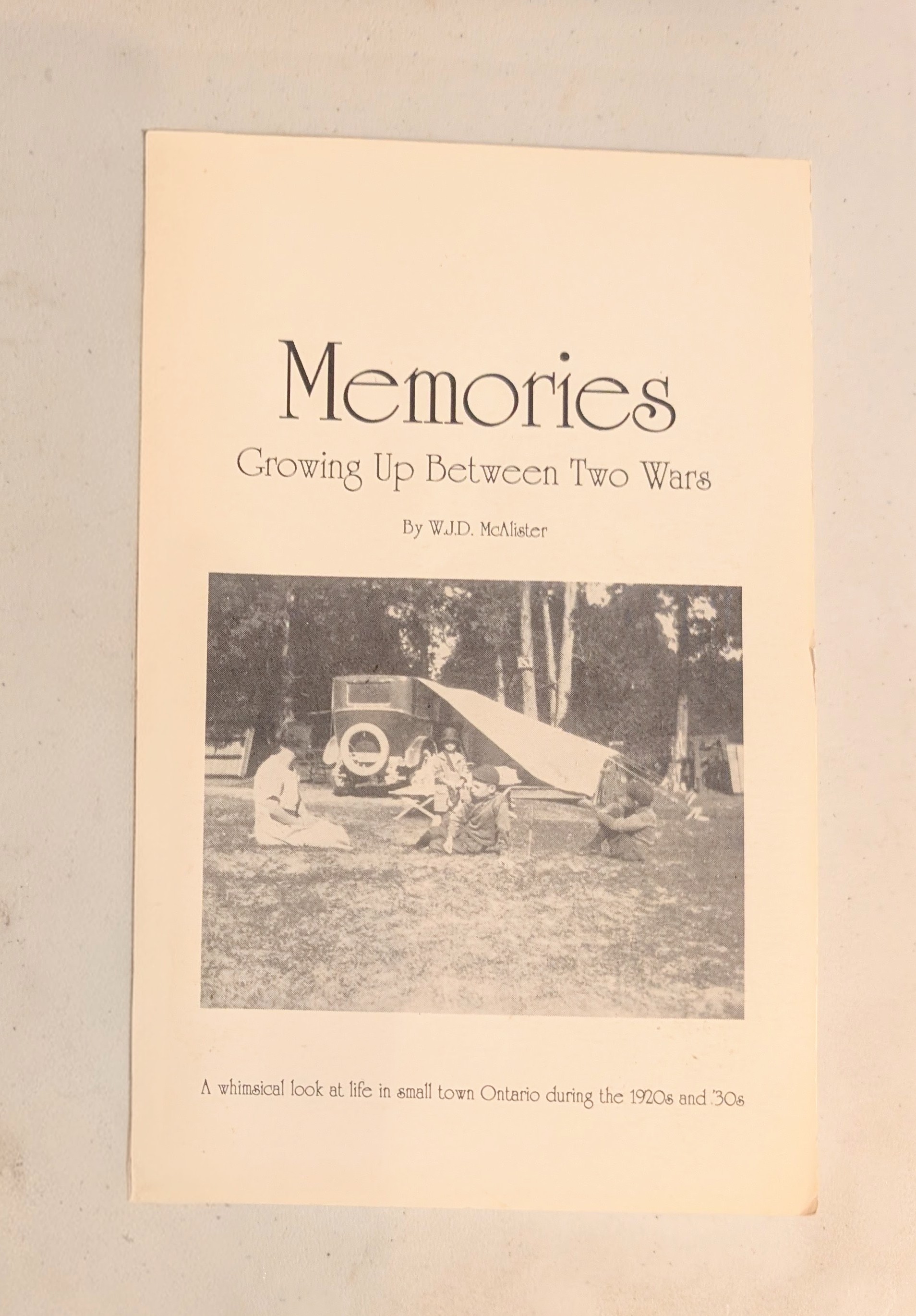 Memories: Growing Up Between Two Wars