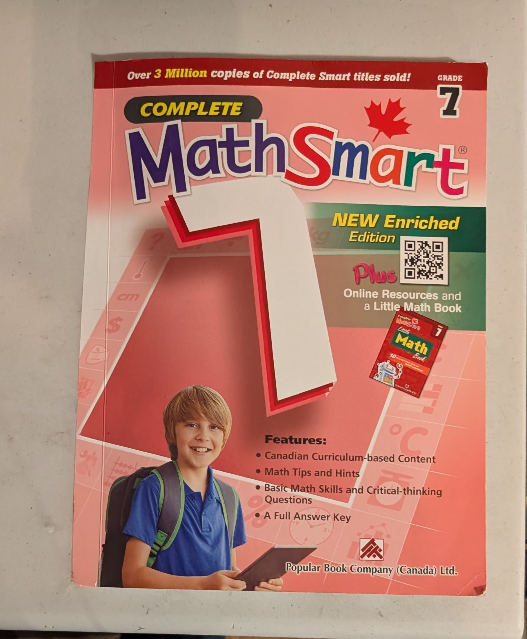 Complete MathSmart Grade 7 Workbook