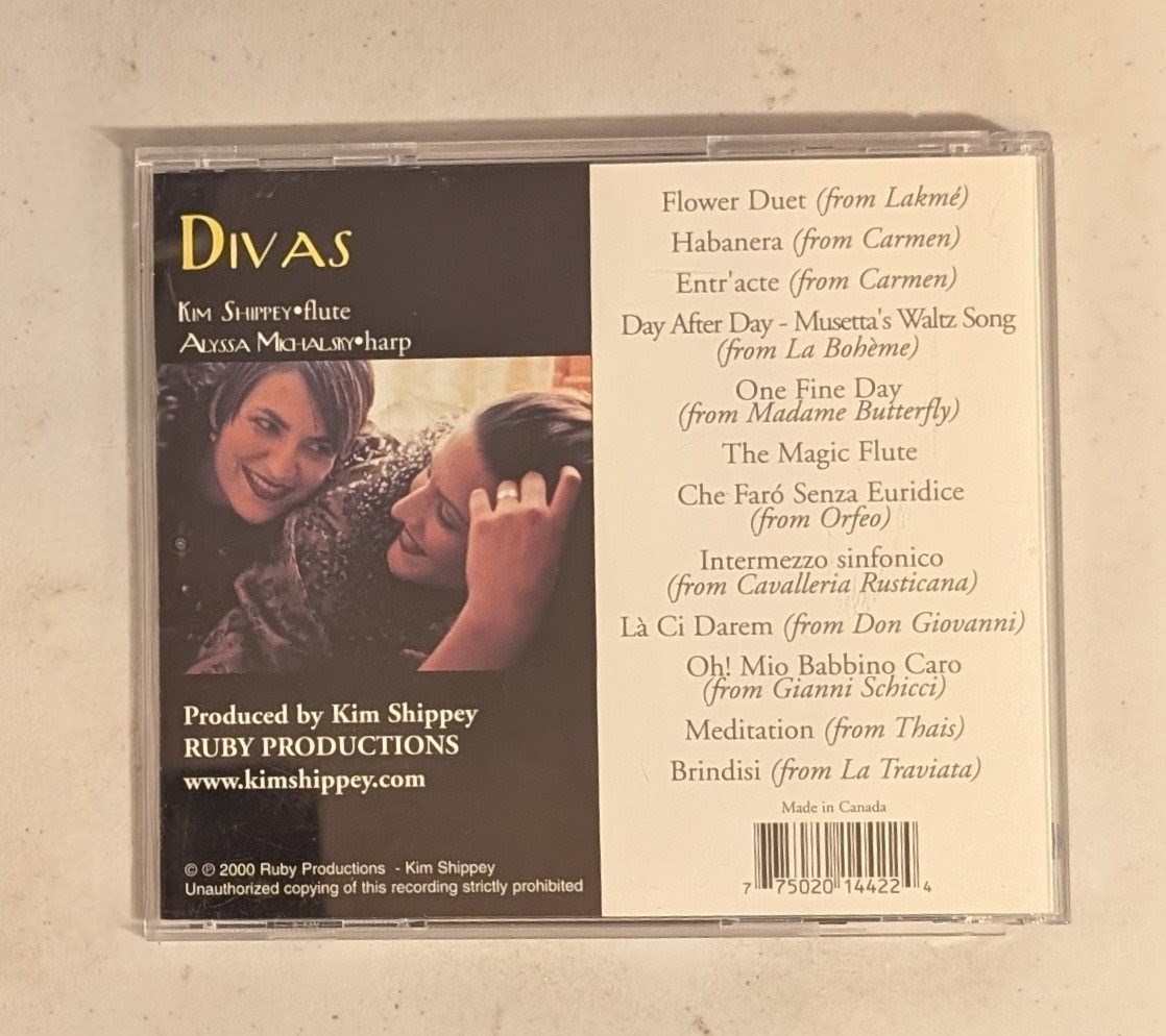Divas: Flute & Harp CD