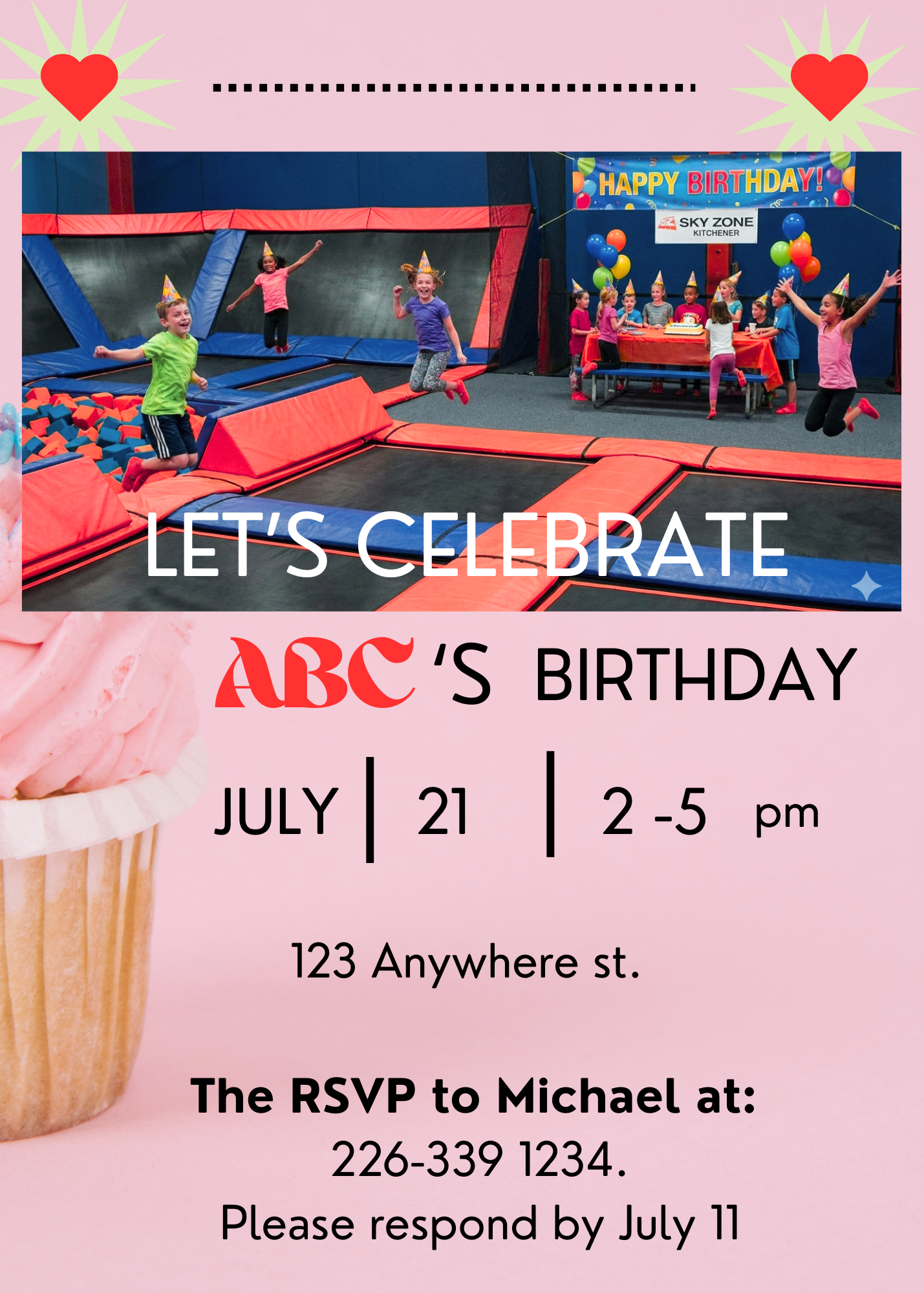 Birthday Party Invitation Card