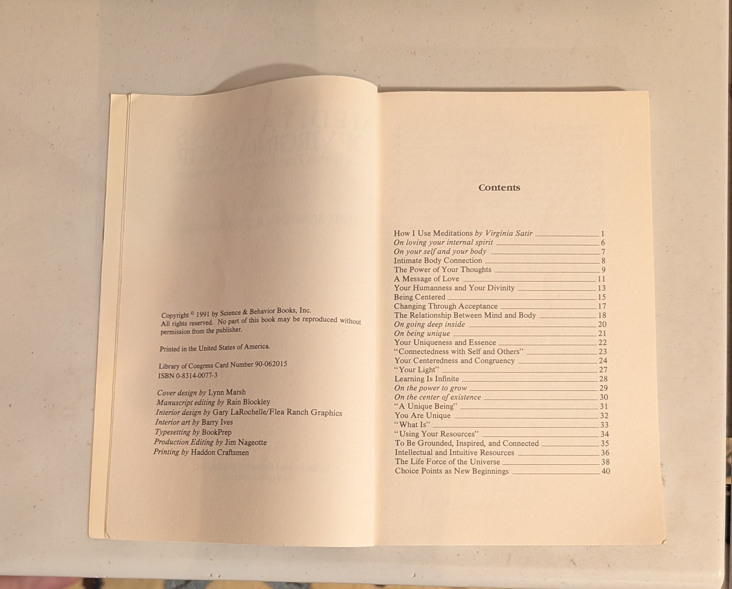 Meditations of Virginia Satir