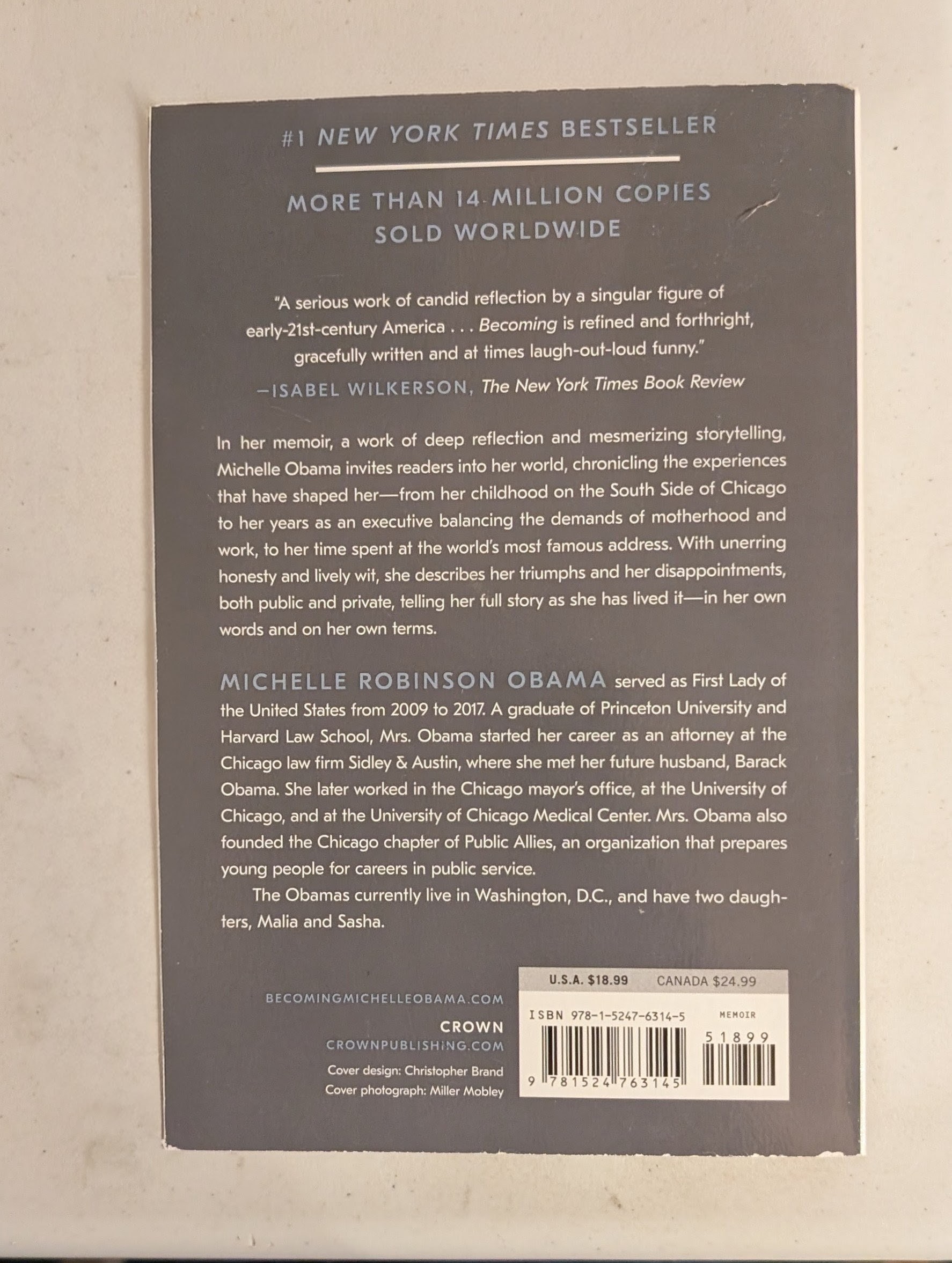 Becoming by Michelle Obama