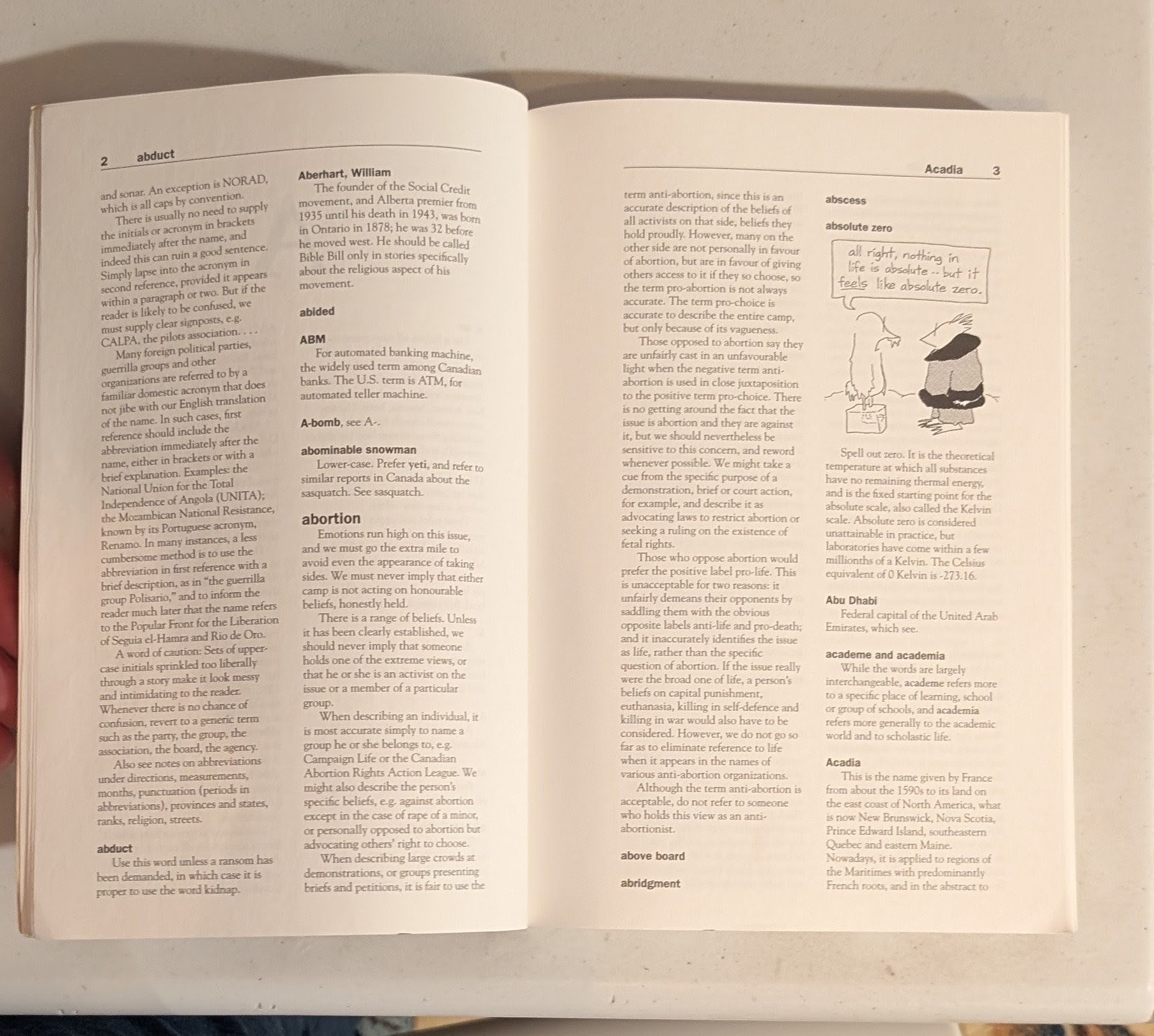 The Globe and Mail Style Book