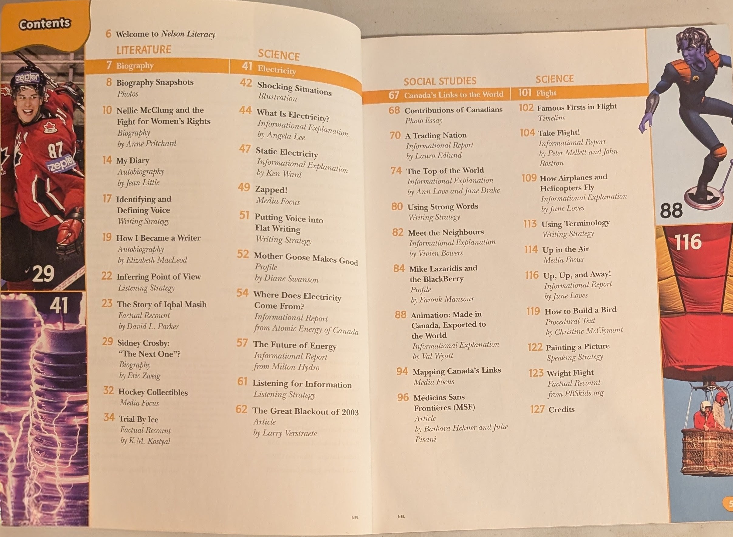 Nelson Literacy Textbook