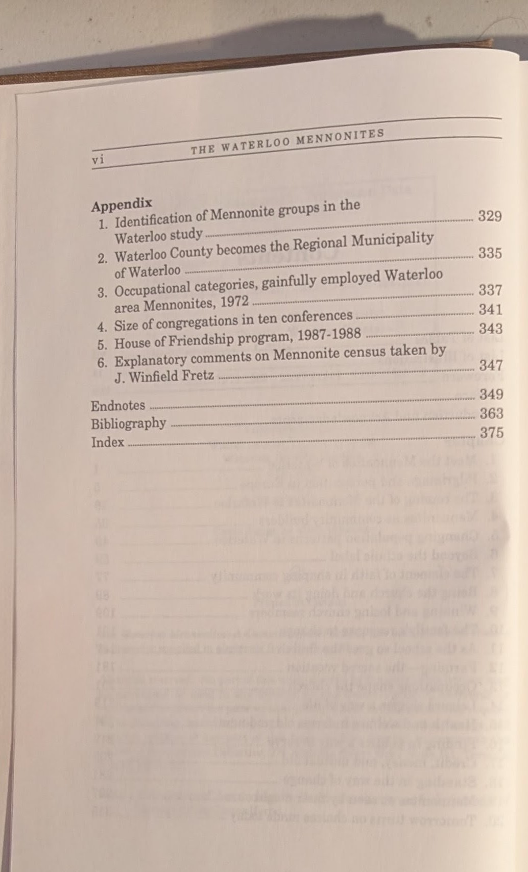 The Waterloo Mennonites