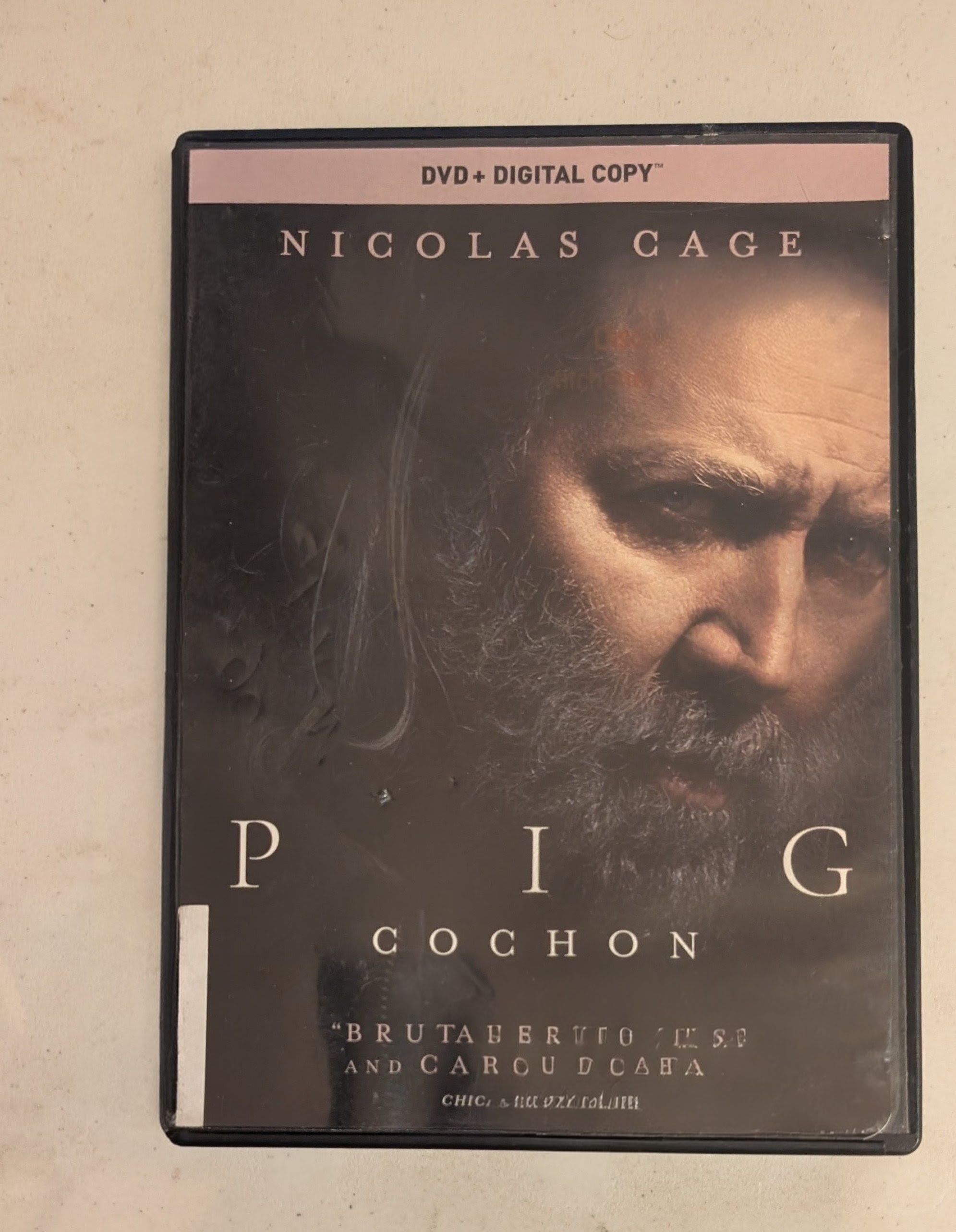 Pig DVD (Nicolas Cage)