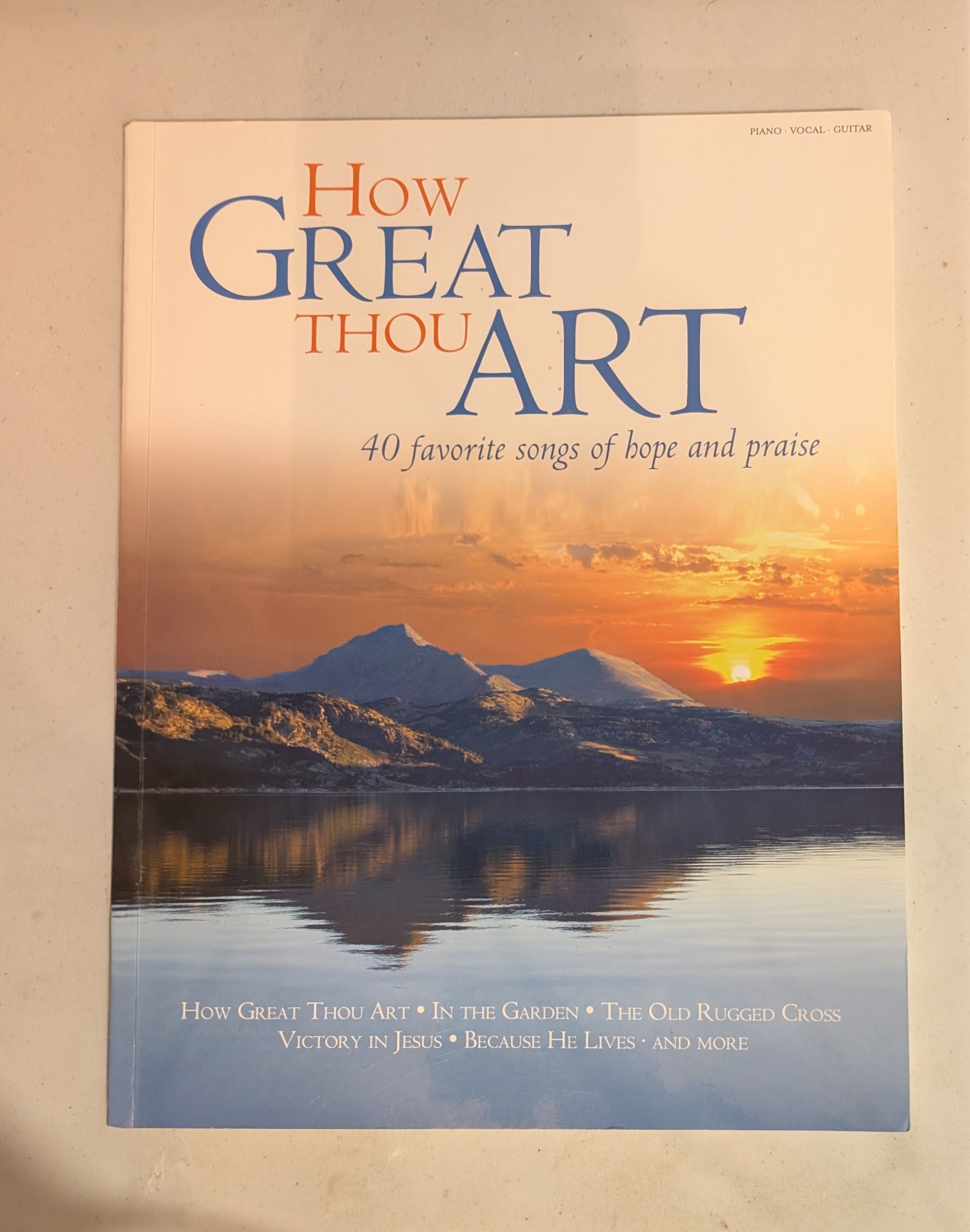 How Great Thou Art Songbook