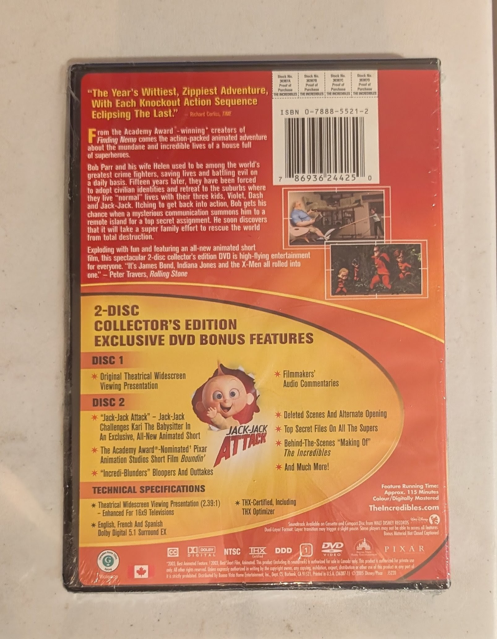 The Incredibles DVD