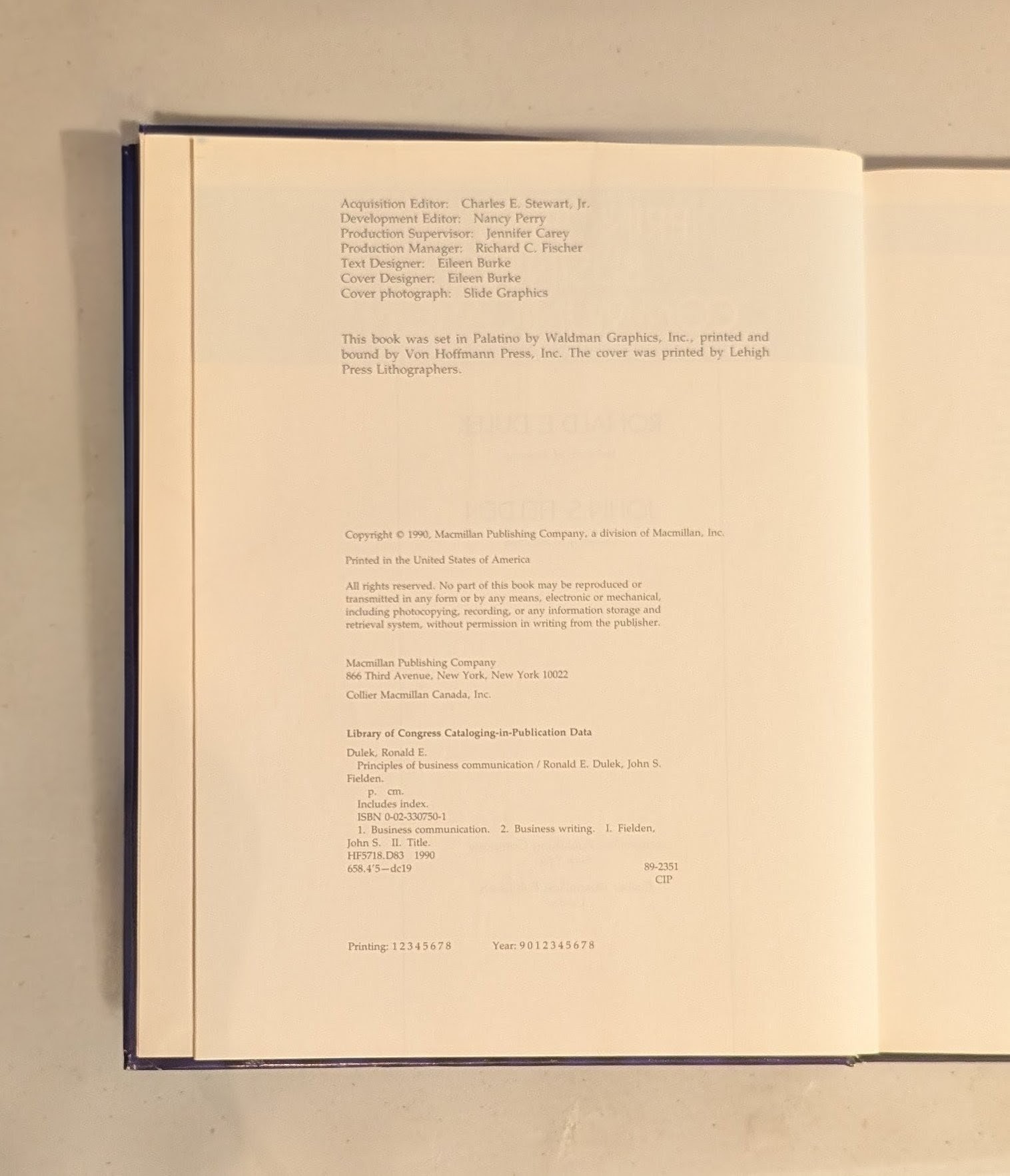 Principles of Business Communication