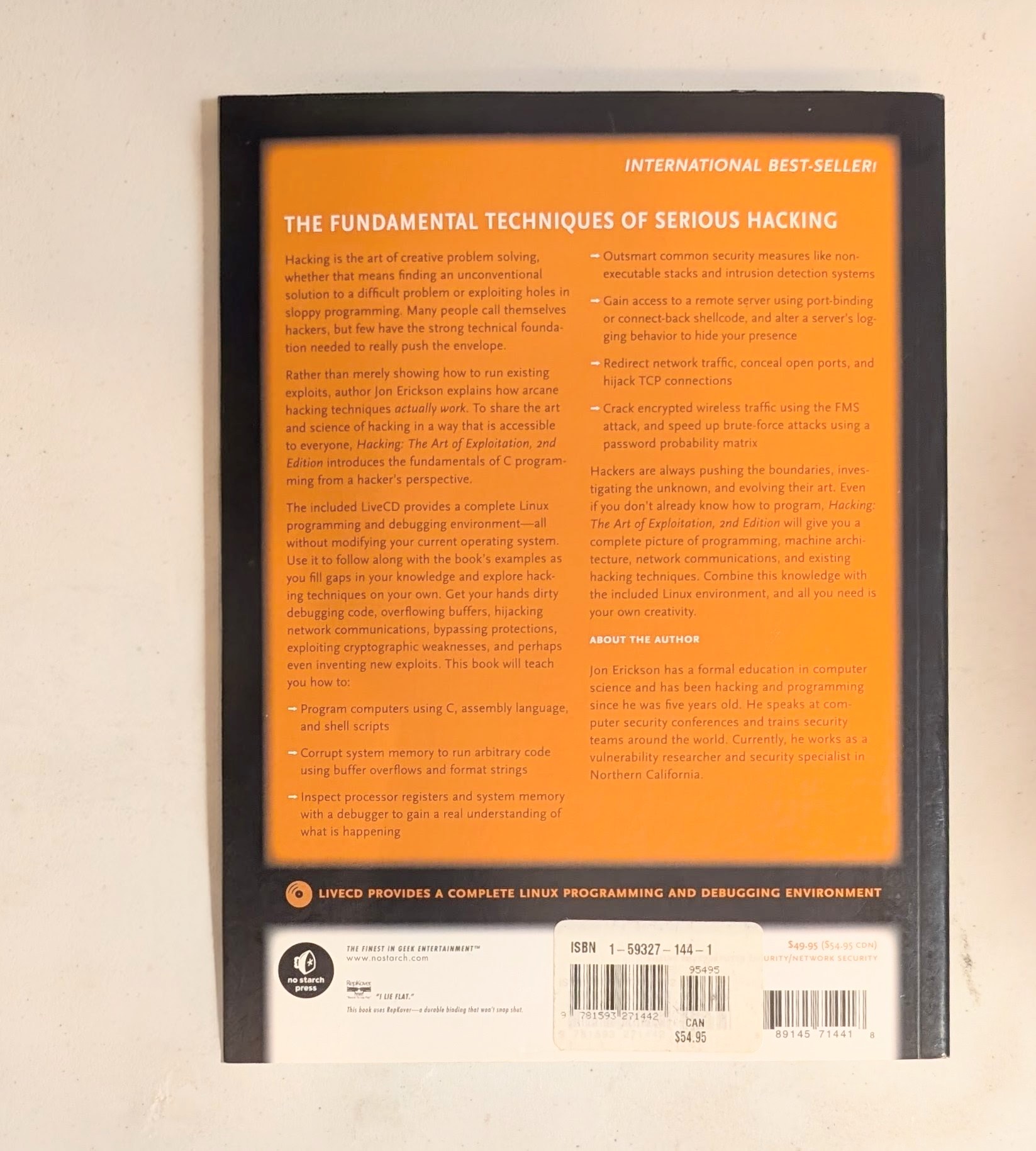 Hacking: The Art of Exploitation (2nd Edition)