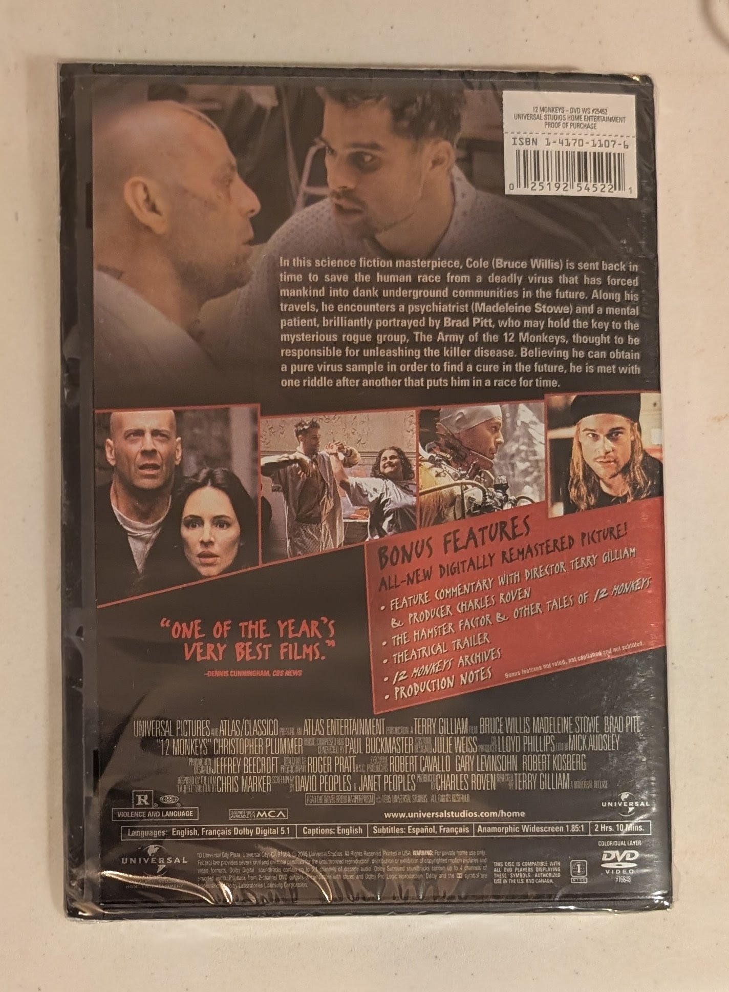 12 Monkeys Special Edition DVD