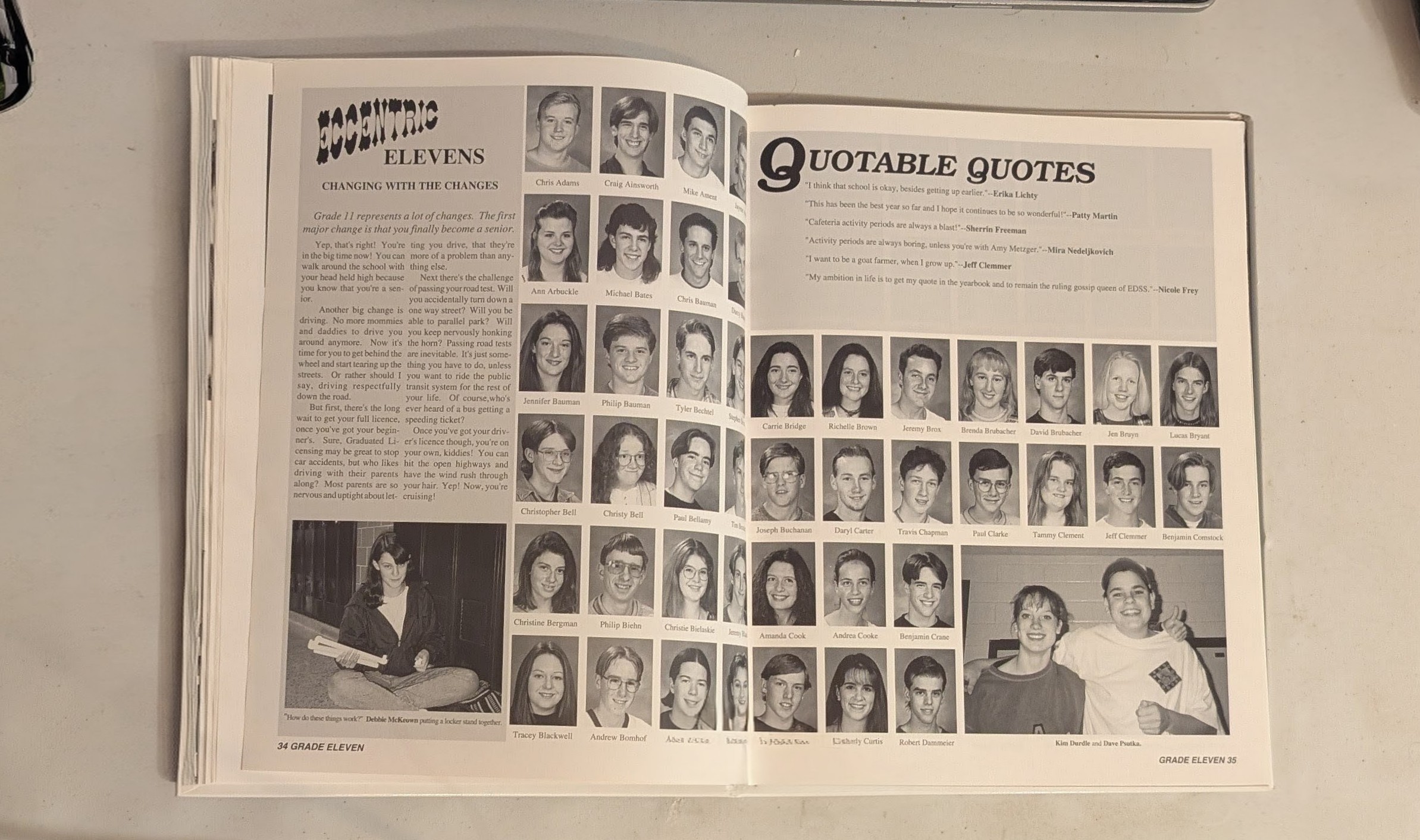 1995 Elmira District Secondary School Yearbook