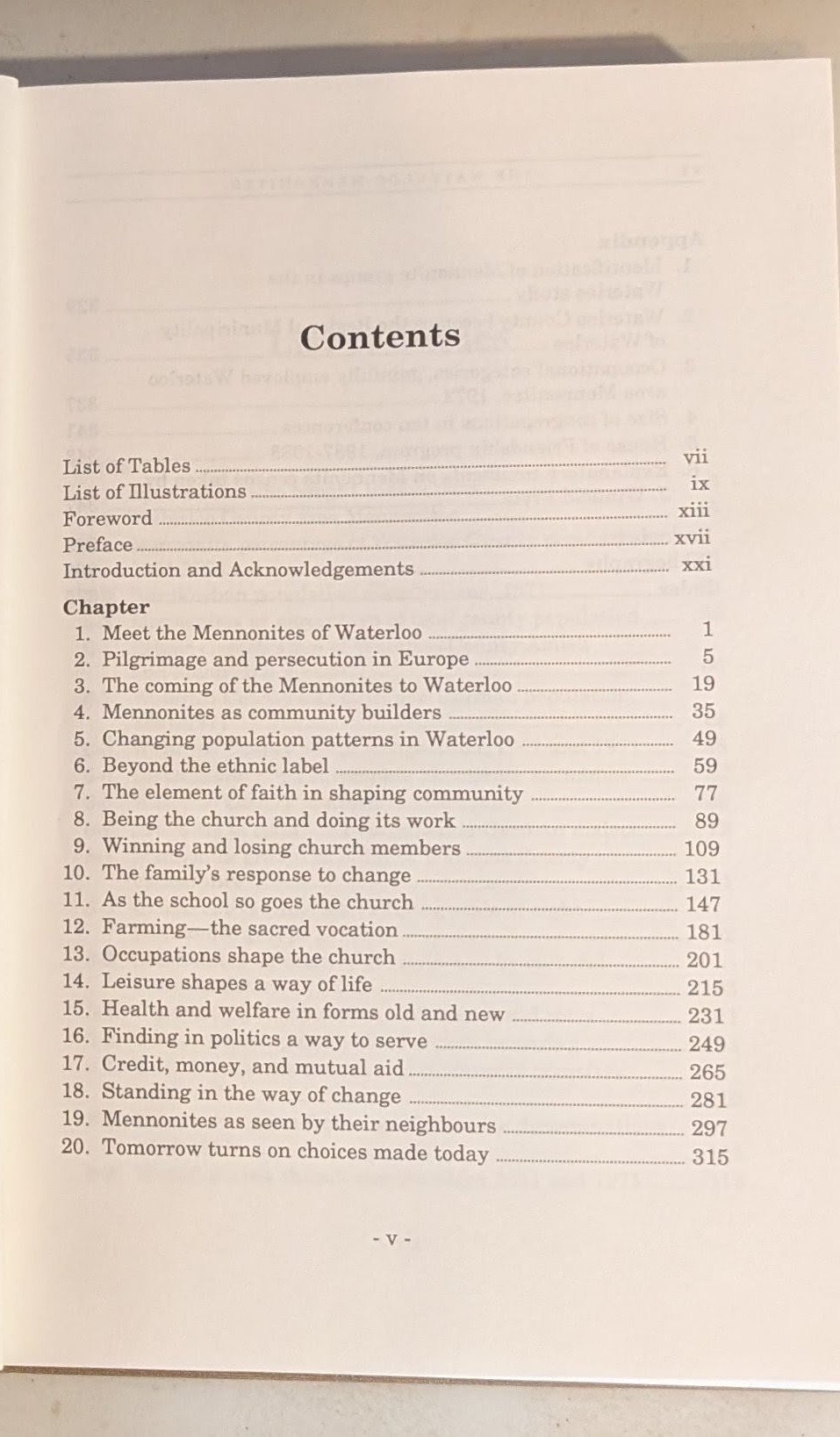 The Waterloo Mennonites