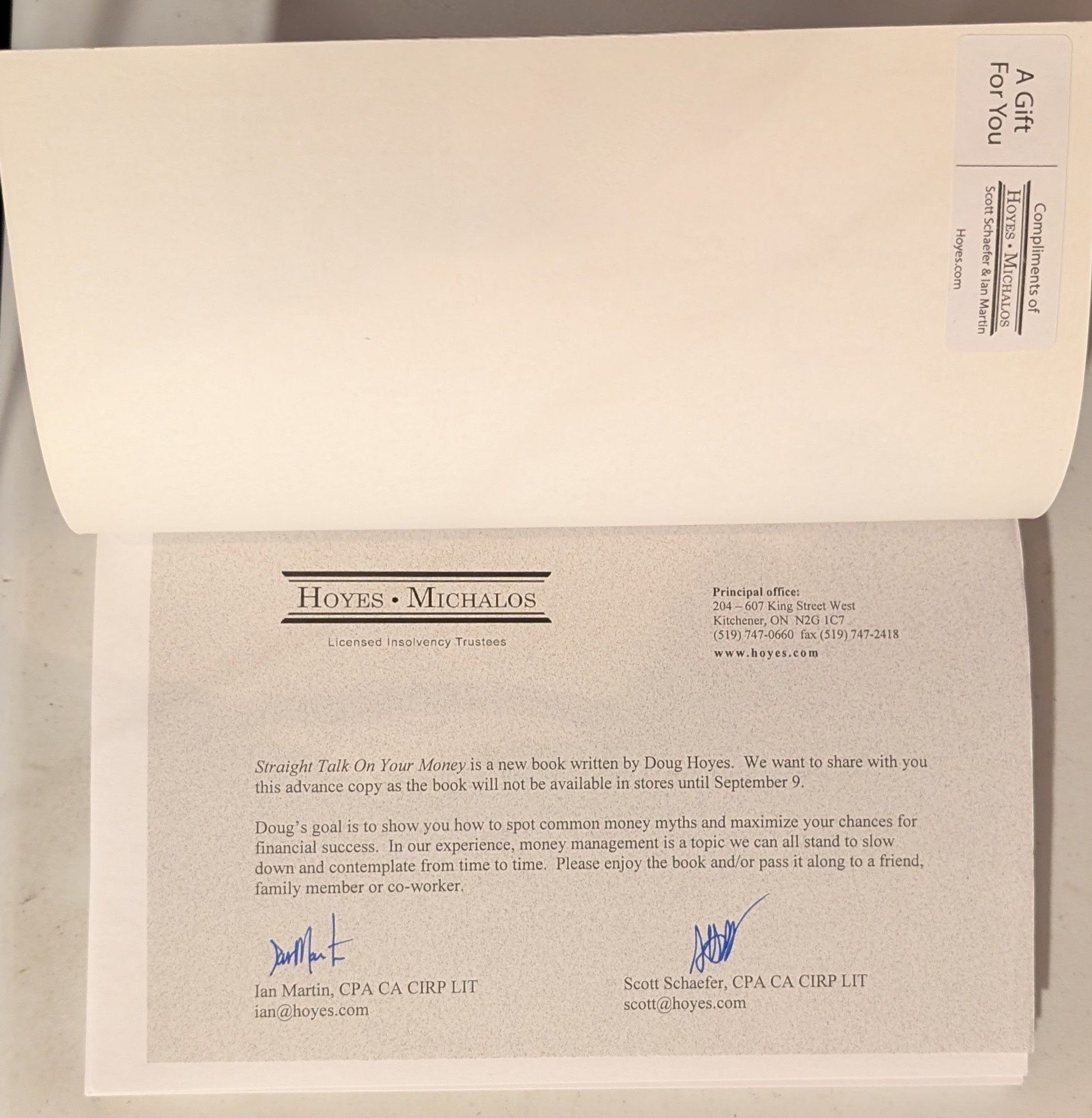 Straight Talk on Your Money