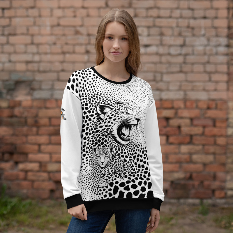Born Wild Panel Printed Sweatshirt