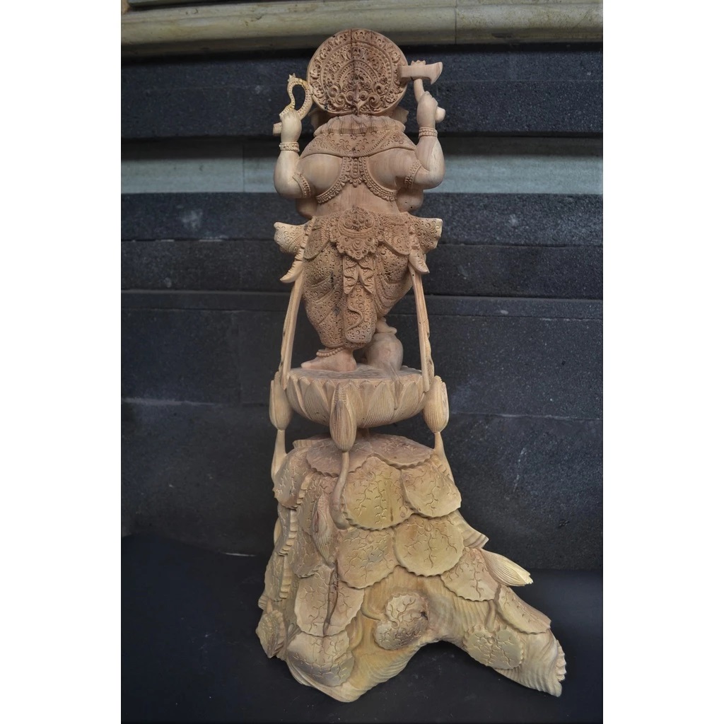 Patung Ganesha Kayu