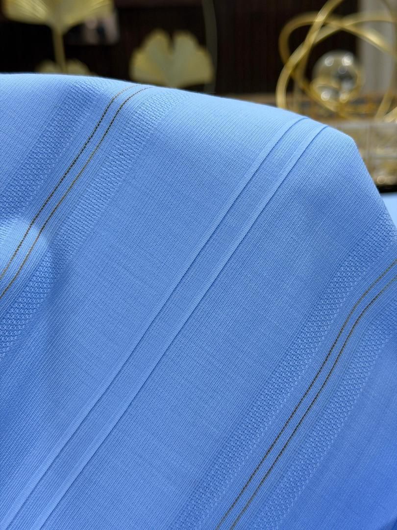 Premium Light Blue Atiku Fabric Per Yard