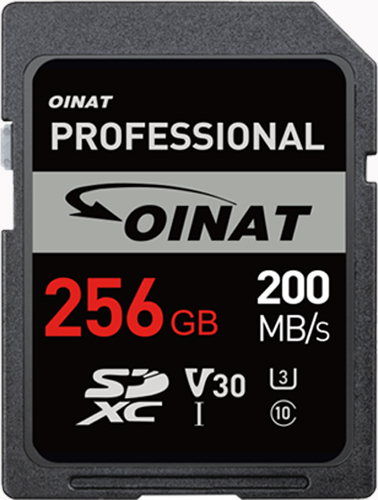 SD Card 256GB Extreme PRO SDXC UHS-I V30 U3 Class 10 High-Speed 4K