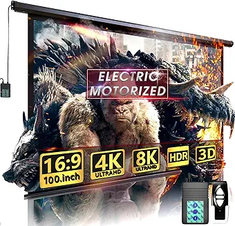 Electric Motorized Projection Screen