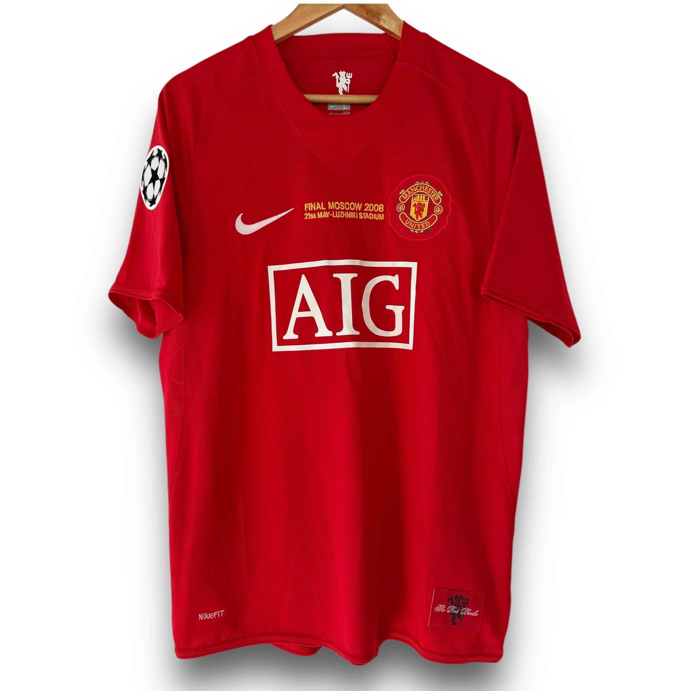 Camiseta Manchester United Final Moscú 2008