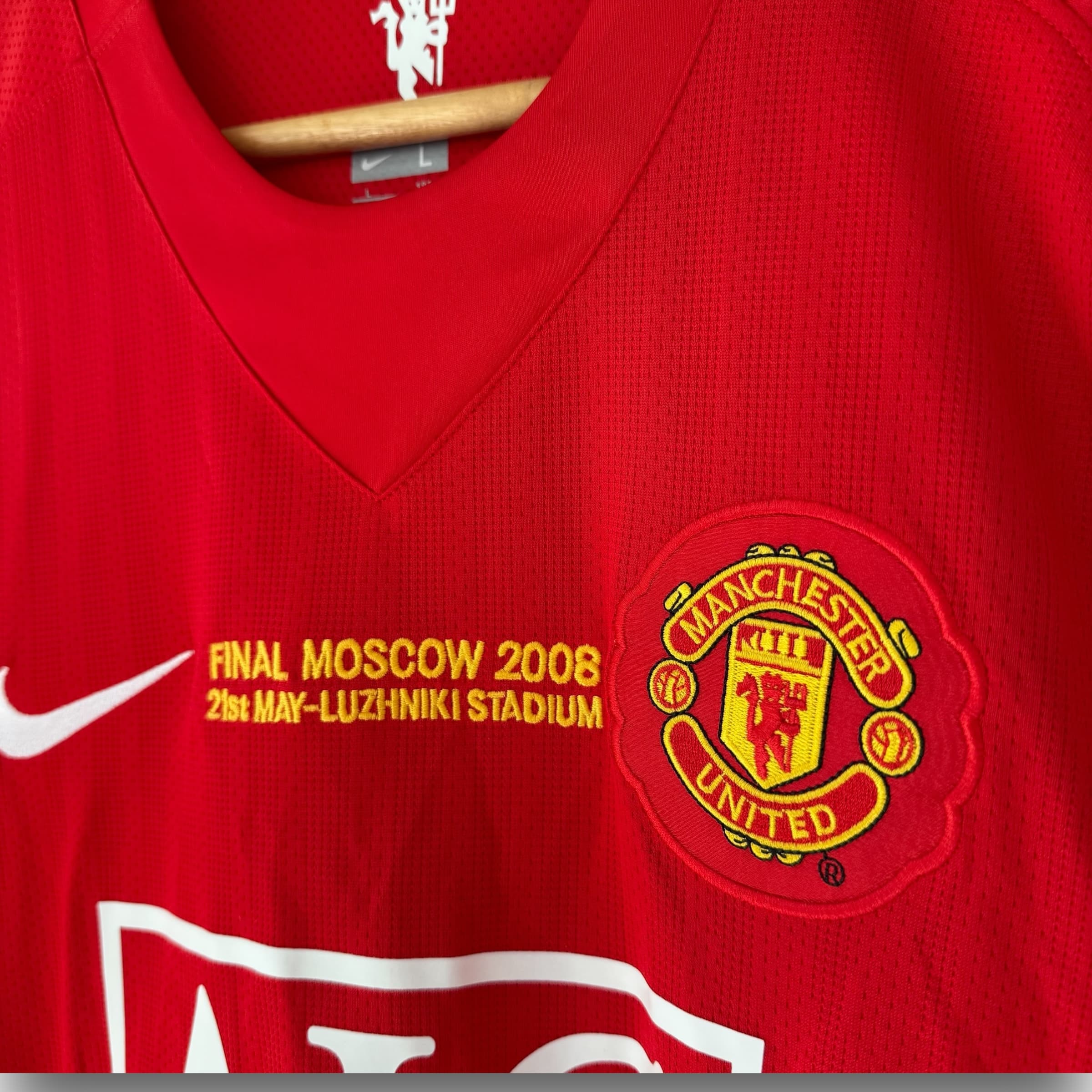Camiseta Manchester United Final Moscú 2008