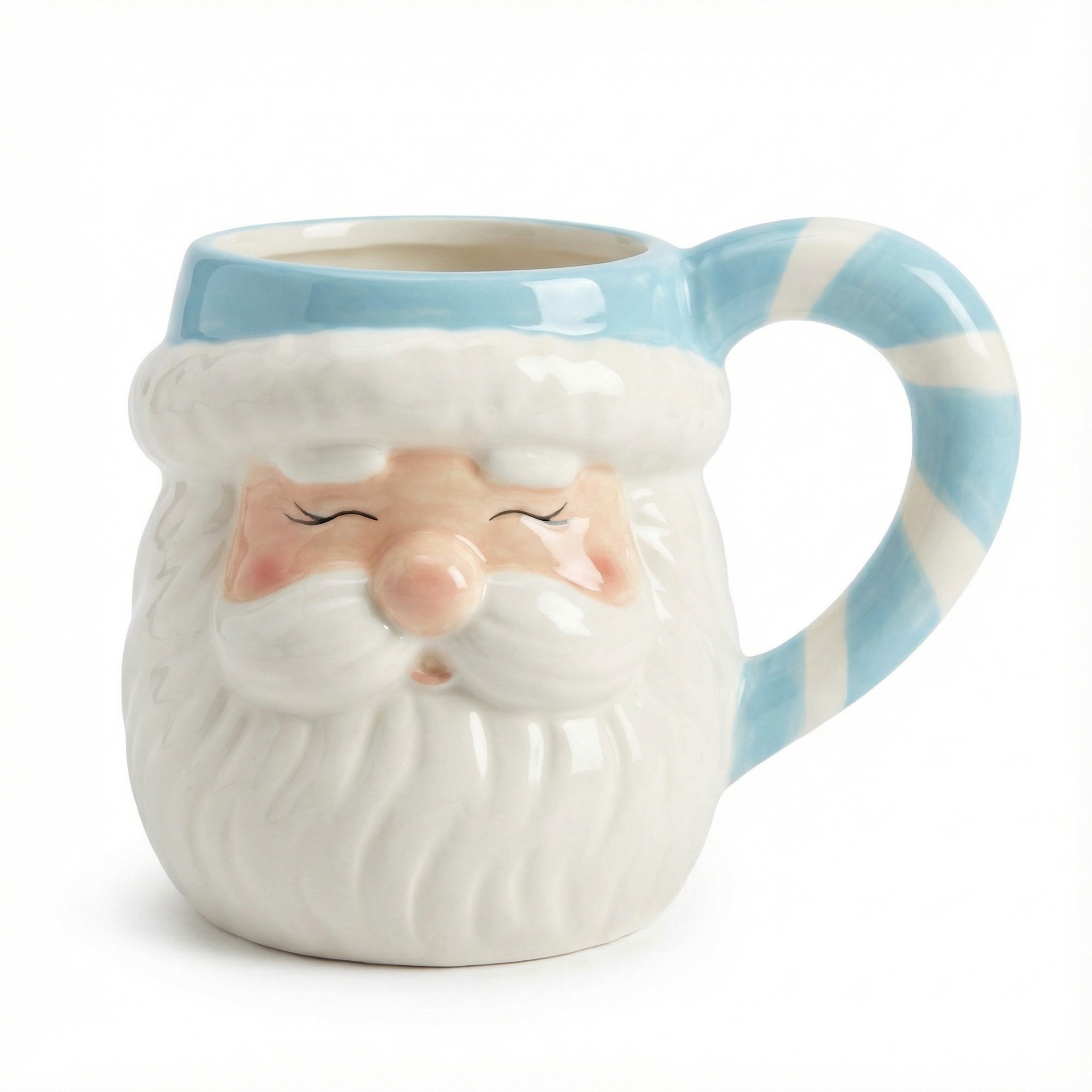 Taza de Santa Claus azul