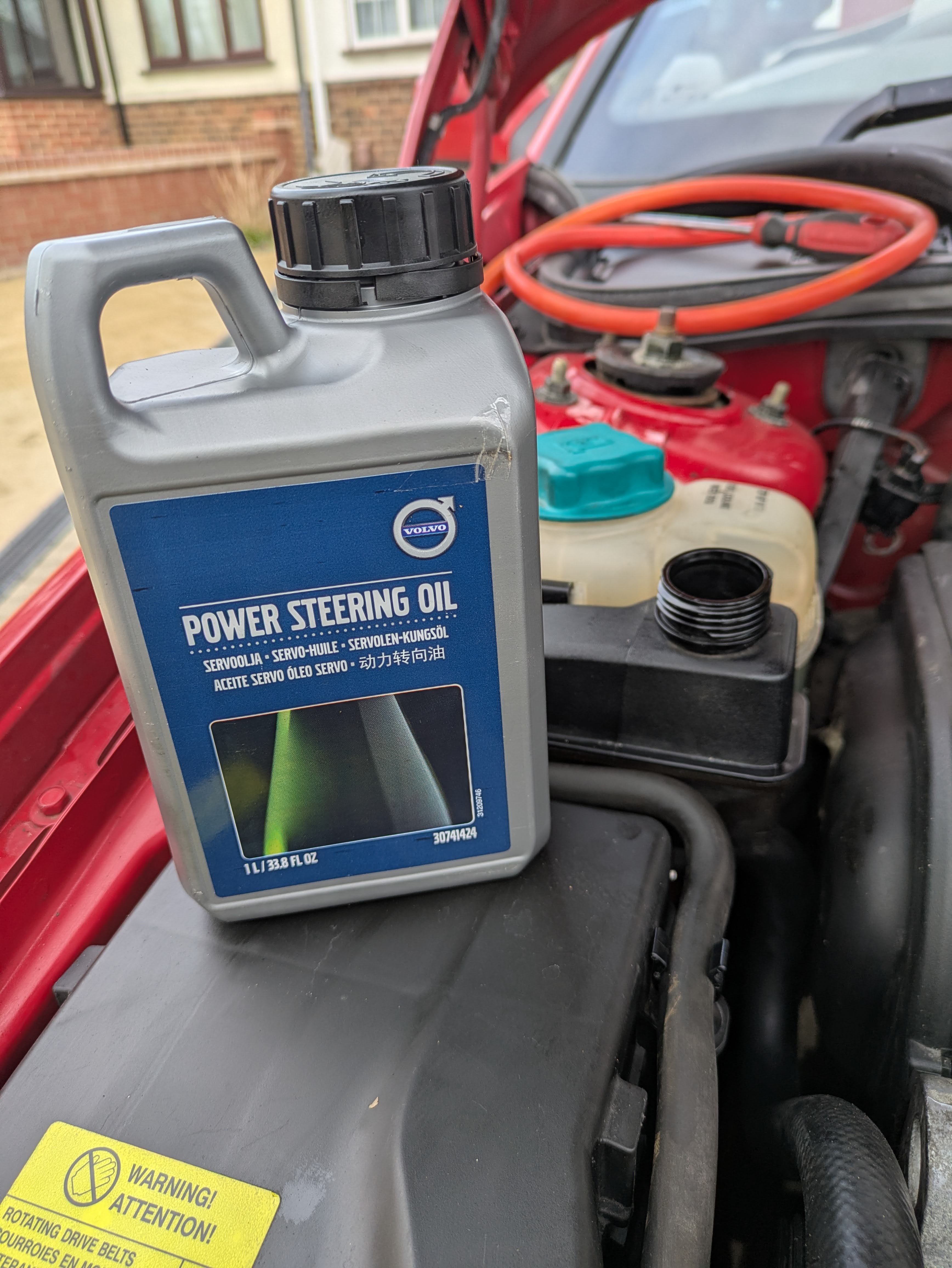 C70 Power Steering Reservoir Upgrade