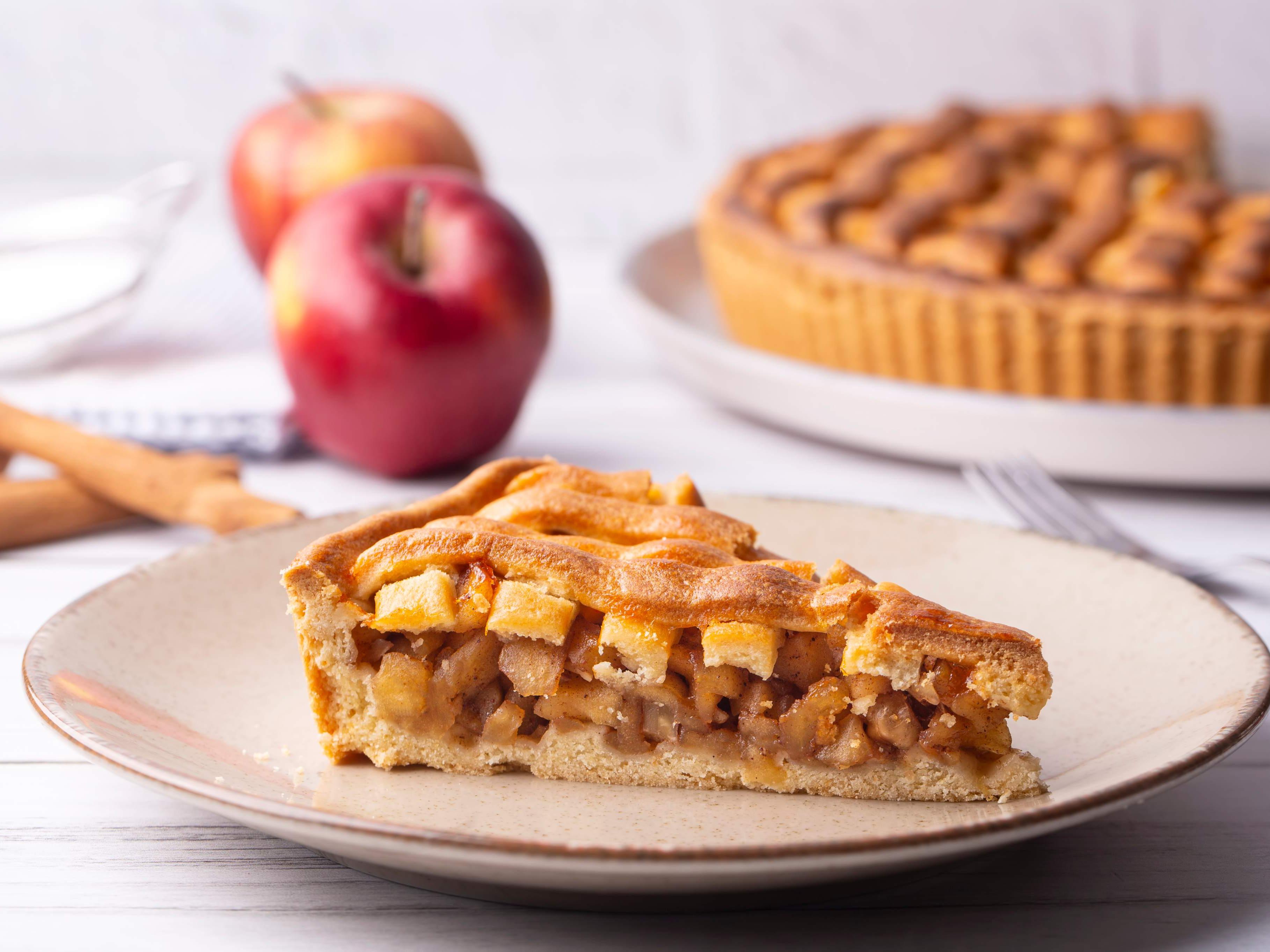 Torta de maçã caseira