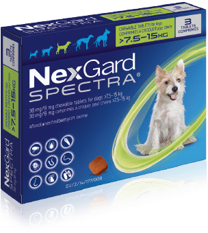 NexGard Spectra 7,5-15 kg