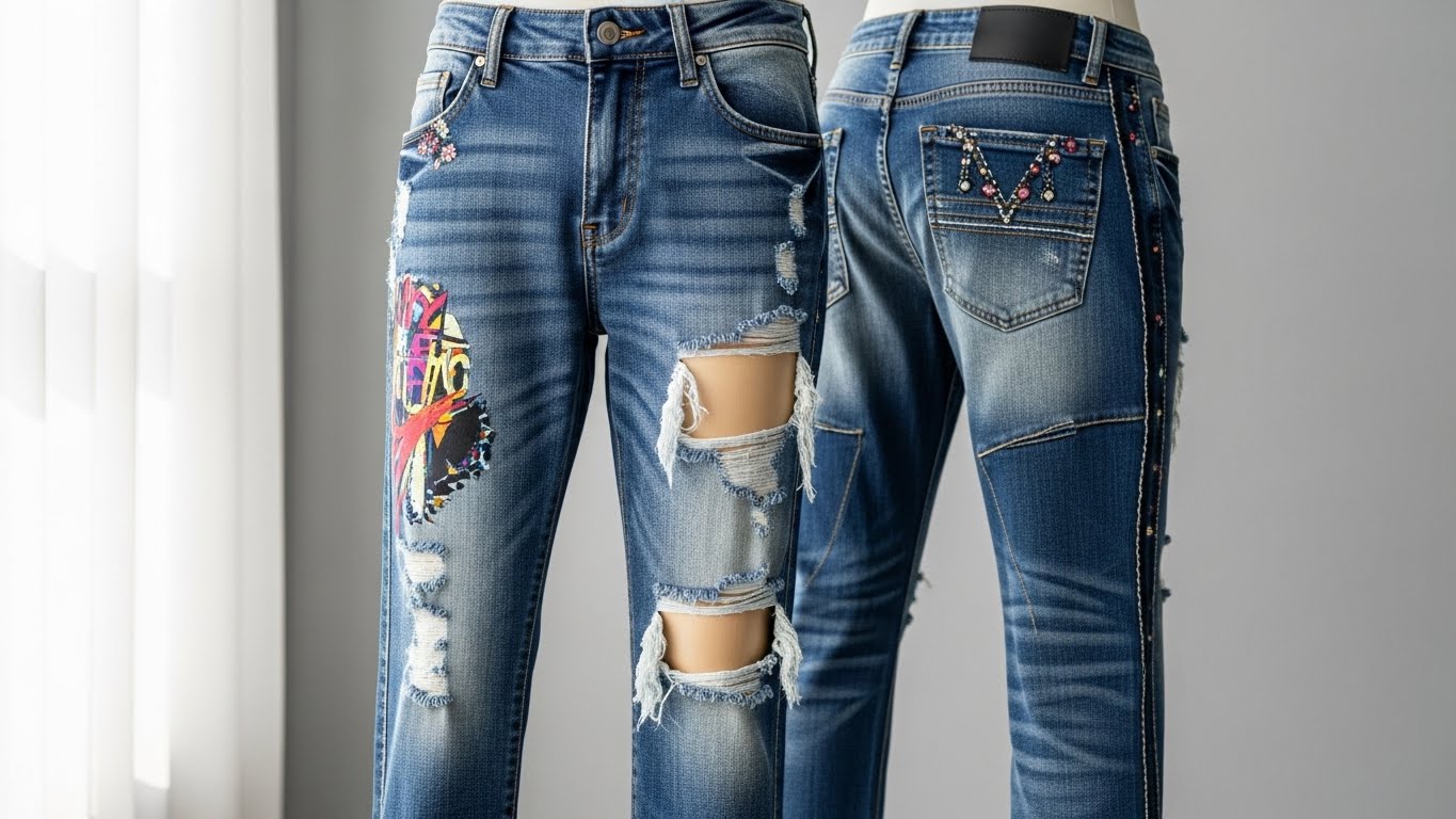 Jean décontracté pour femme