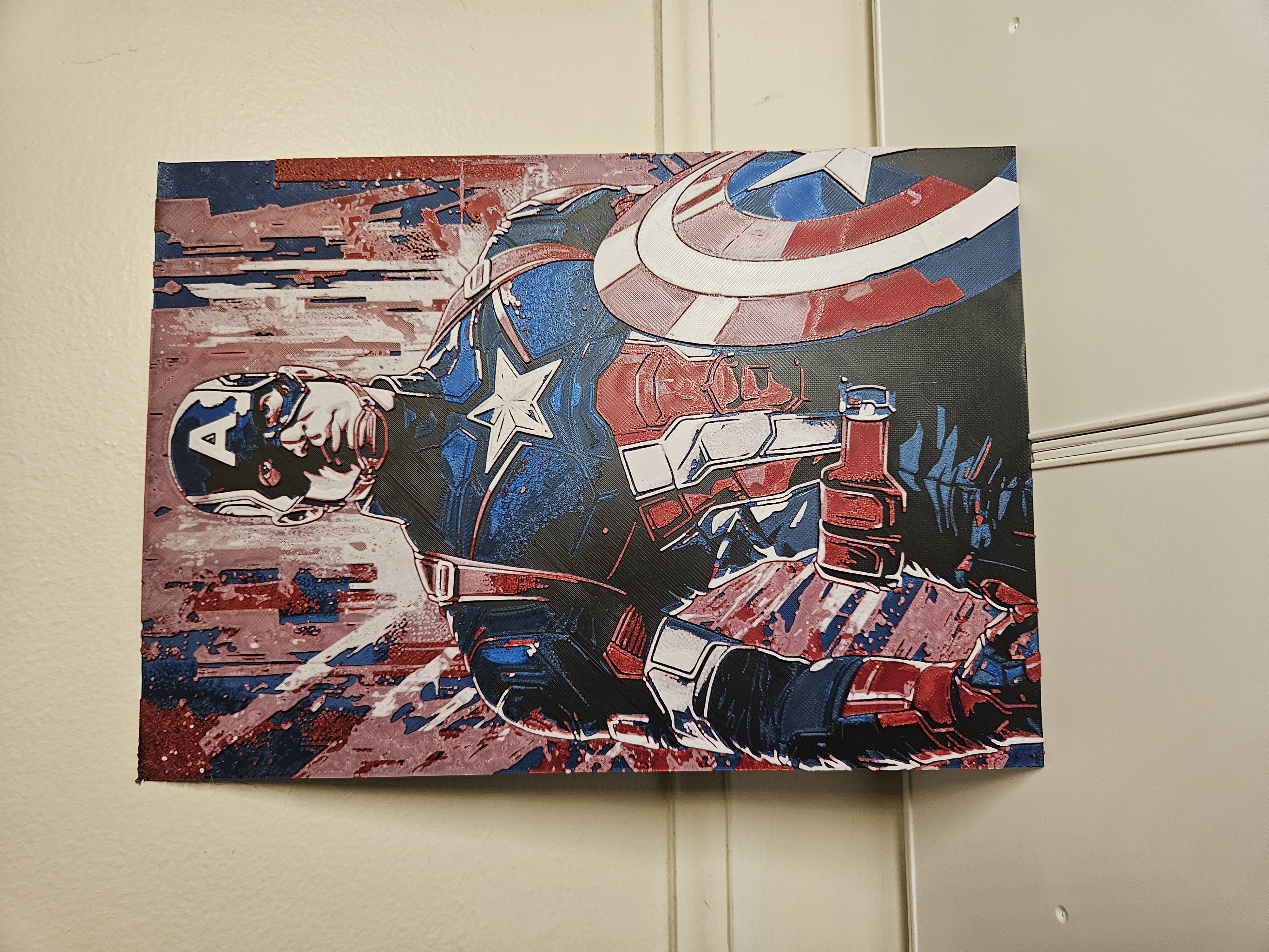 Captain America Hueforge