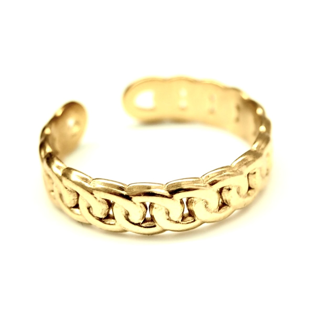 Anel em corrente - Dourado