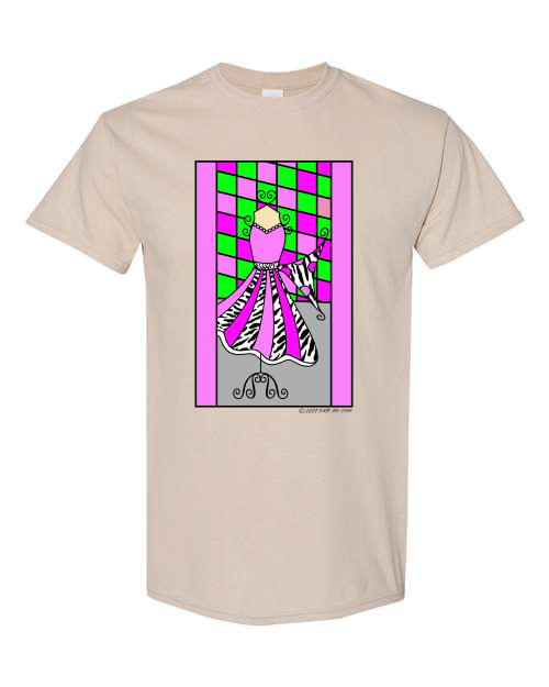 Dress to Impress, Form or Fashion Graphic T-shirt, short sleeve,