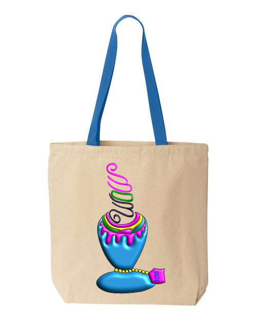 Ice cream sundae Mom Boss Colorful Graphic Tote Bag