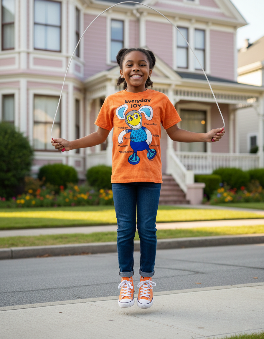 Tie-Dye Youth 5.4 oz. 100% Cotton Spider Orange T-Shirt