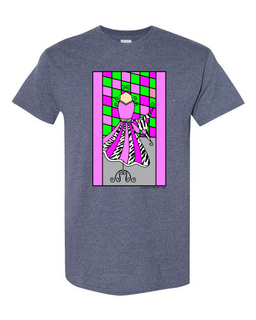 Dress to Impress, Form or Fashion Graphic T-shirt, short sleeve,